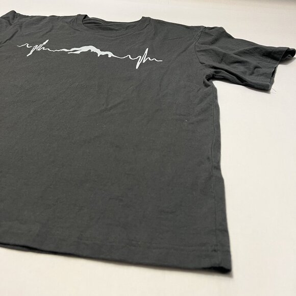 Mountain/Pulse/Outdoor Graphic/Vinyl T-Shirt Shirt Sleeve Dark Gray XL - Picture 2 of 8